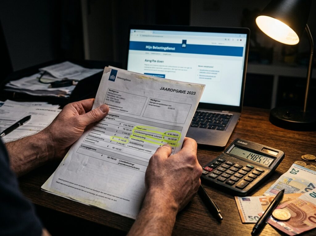 Jaaropgave po polsku 2026 – kompletne tłumaczenie karty podatkowej [pozycja po pozycji]