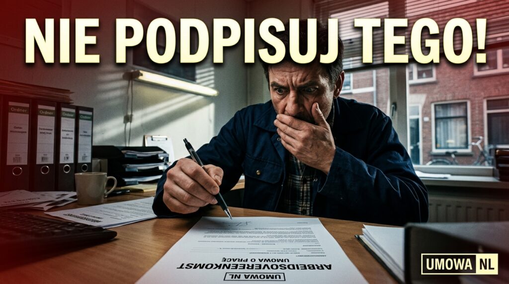 UMOWA O PRACE HOLANDIA 2026 WSZYSTKO CO MUSISZ WIEDZIEC