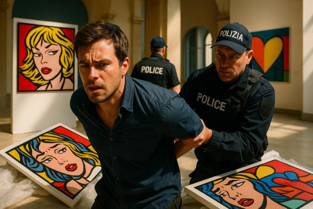 Fałszywa pop-art w Italii. Trop prowadzi do Belgii