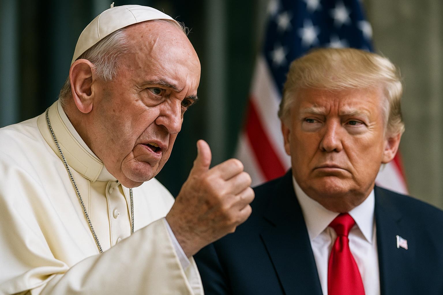 Papież uderza w tyranów? Trump odpowiada