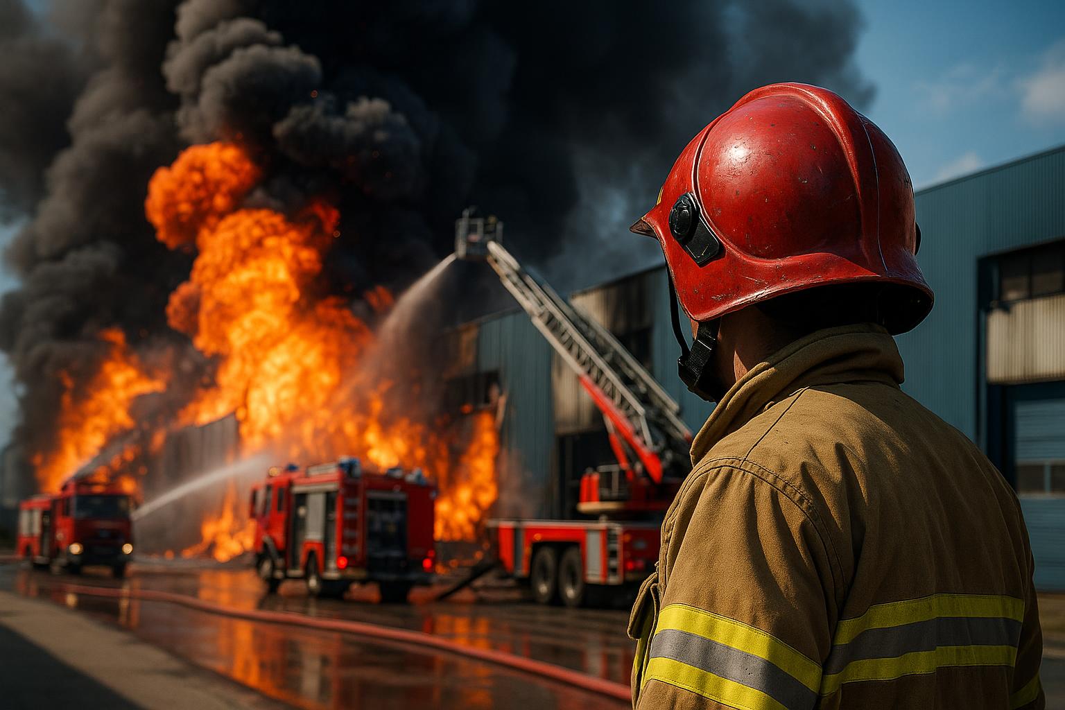 Pożar w Venlo może potrwać jeszcze dni