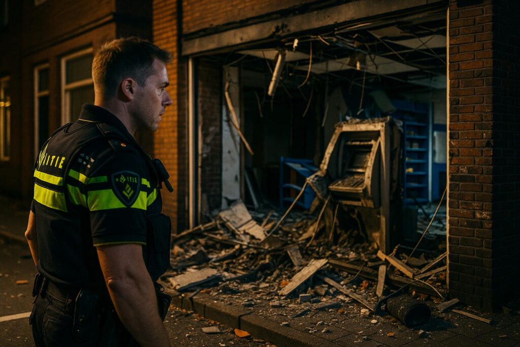 Plofkraak w Haarlem. Wielkie zniszczenia