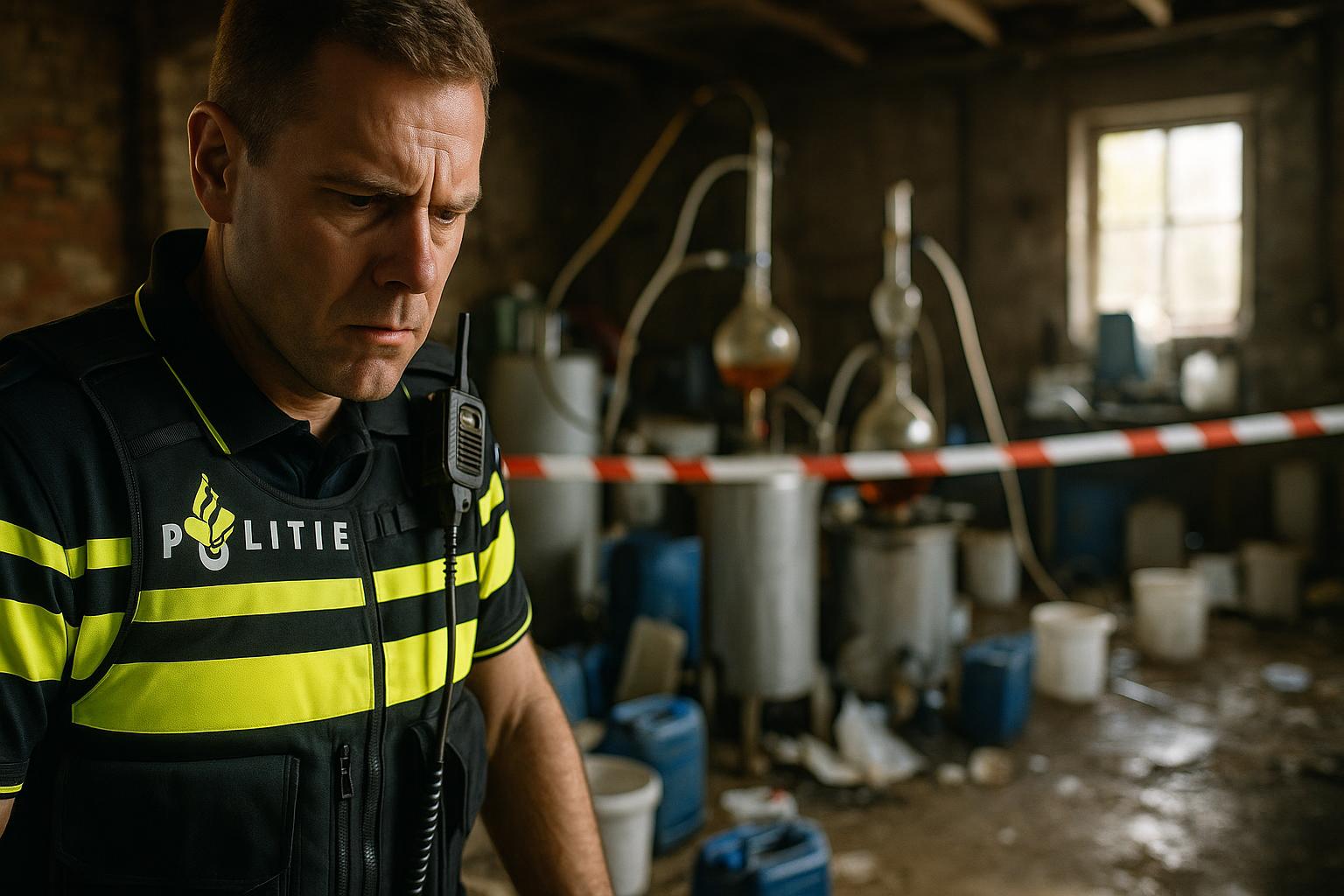 Mniej laboratoriów narkotykowych w Holandii