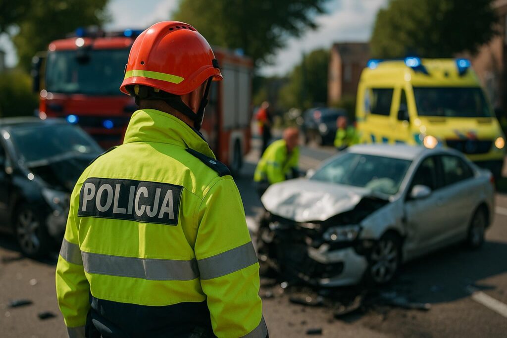 Tragedia w Kwintsheul. Jedna ofiara po serii zderzeń
