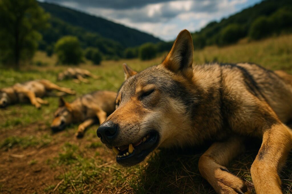 Masowe śnięcie wilków we Włoszech