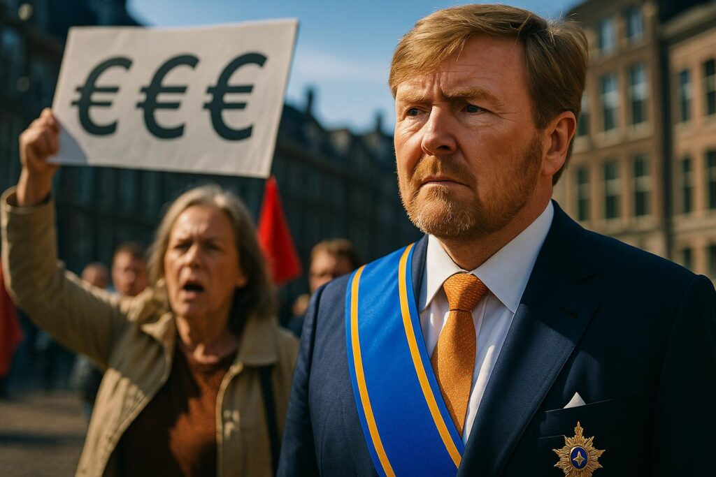 Król w Holandii zyskuje, ale koszty drażnią