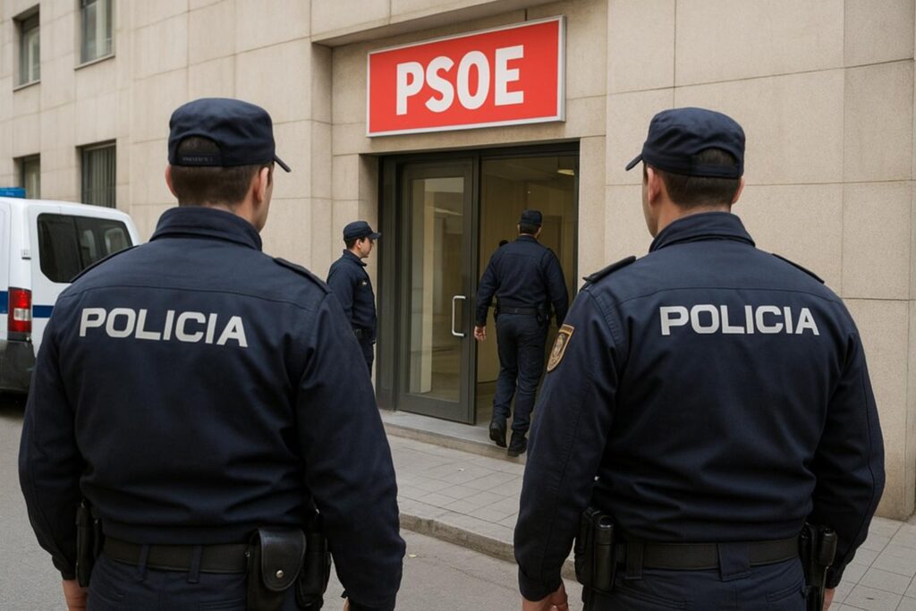 Hiszpania: nalot policji na siedzibę PSOE