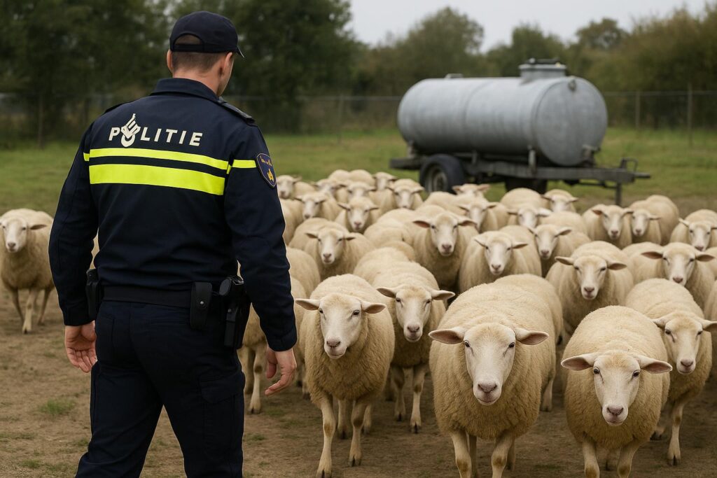 Holandia: policja zabrała wodę 250 owcom