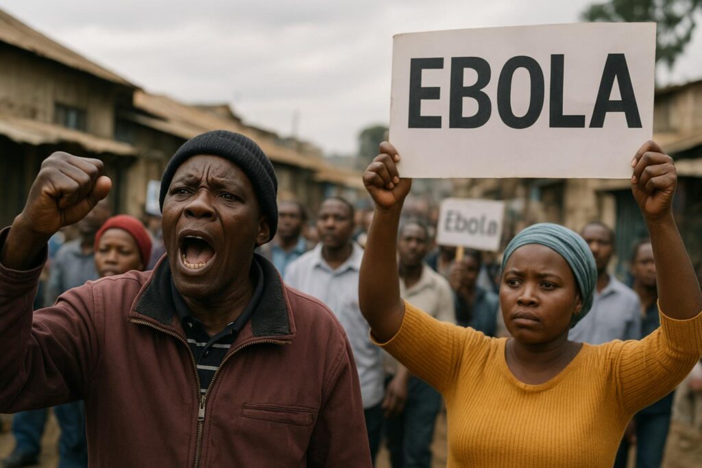 Protesty w Kenii ośrodek Ebola pod ostrzałem